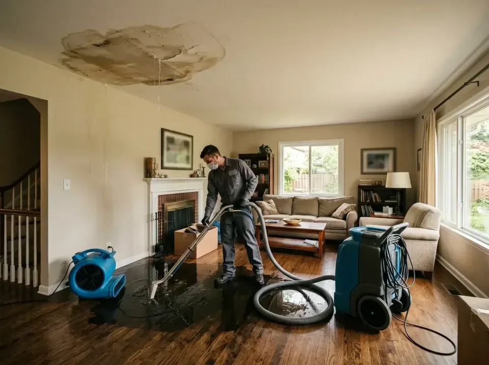 attic-pipe-burst-ceiling-drip-008 — frequently asked questions, Water Damage Restoration & Carpet Care in Southern Shops, SC